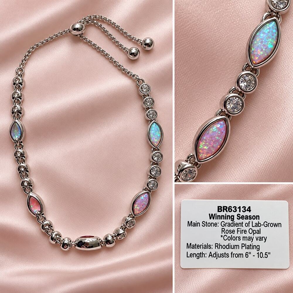Winning Season Gradient Rose Fire Opal Bracelet